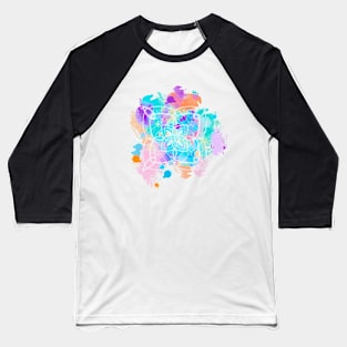 Messy is Beautiful Mandala Baseball T-Shirt